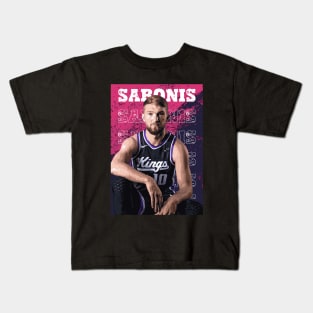 Domantas Sabonis Vector Art Kids T-Shirt